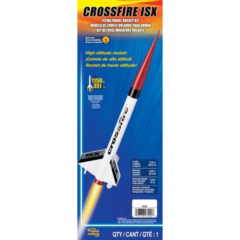 Estes 7220 Crossfire ISX Rocket Kit Skill Level 1
