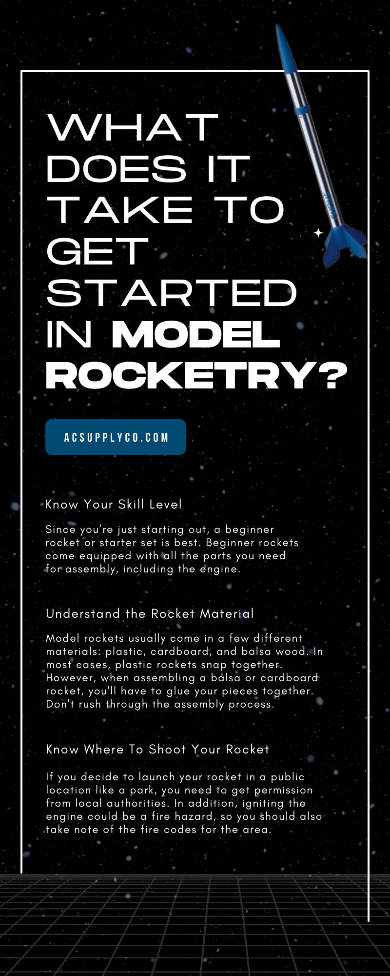 What Does It Take To Get Started in Model Rocketry?